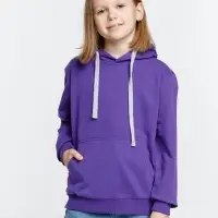 Толстовка с капюшоном детская Kirenga Kids, фиолетовая, 14 лет