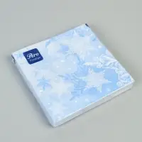 Салфетки бумажные трёхслойные «Снежный вальс» 33х33, 20 шт