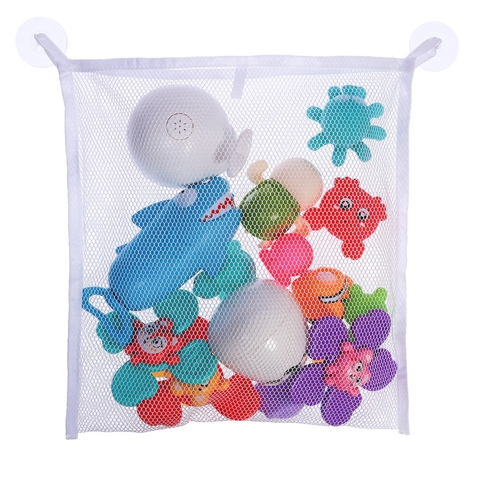 Игровой набор для купания в ванной, 14 игрушек, сетка Игровой набор для купания в ванной, 14 игрушек, сетка