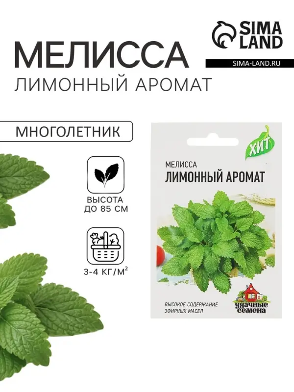 Семена Мелисса лекарственная &laquo;Лимонный аромат&raquo;, 0.1 г, &laquo;Удачные семена&raquo;