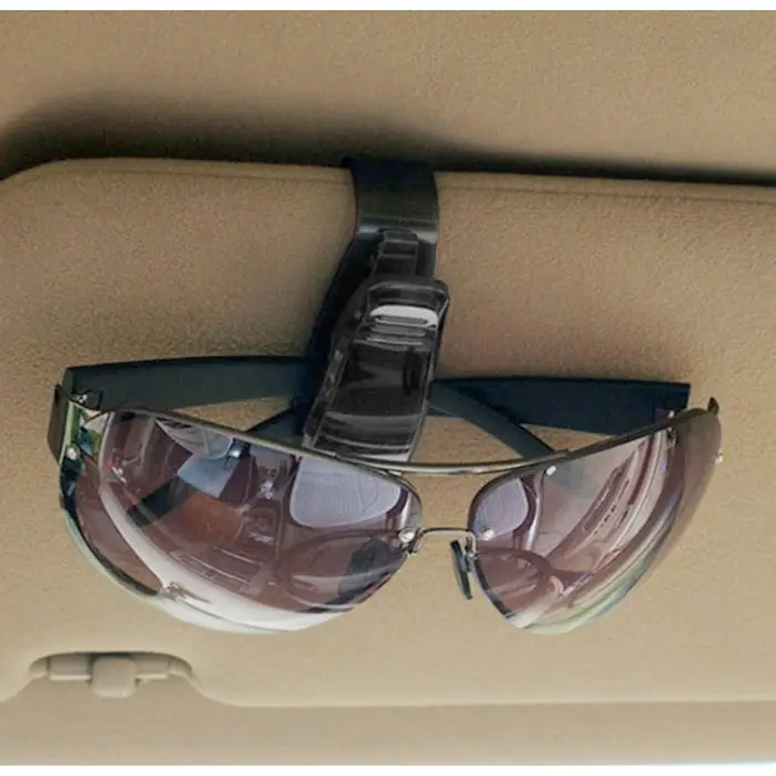 Держатель для очков TORSO, зажим, чёрный Держатель для очков TORSO, зажим, чёрный