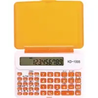 Калькулятор инженерный 10-разрядный 1006, корпус оранжевый