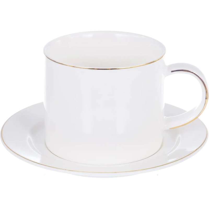 Набор чайный (12) 6чашек с блюдц.,NEW BONE CHINA,Грация подар уп 101-01038