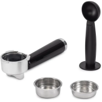 Кофеварка рожковая HEM-9999 серебристый