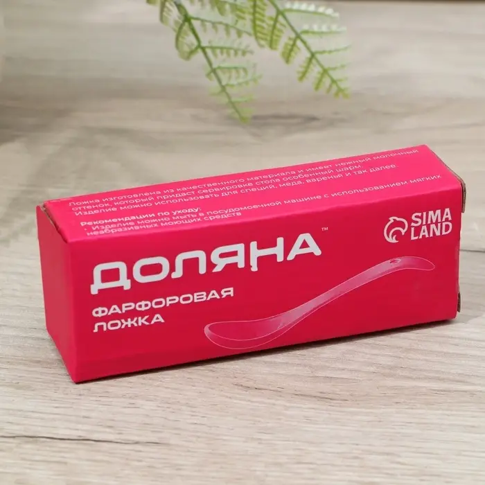 Набор ложек Доляна &laquo;Эстет&raquo;, 6 предметов, 11&times;2.6&times;1 см, фарфор, белый