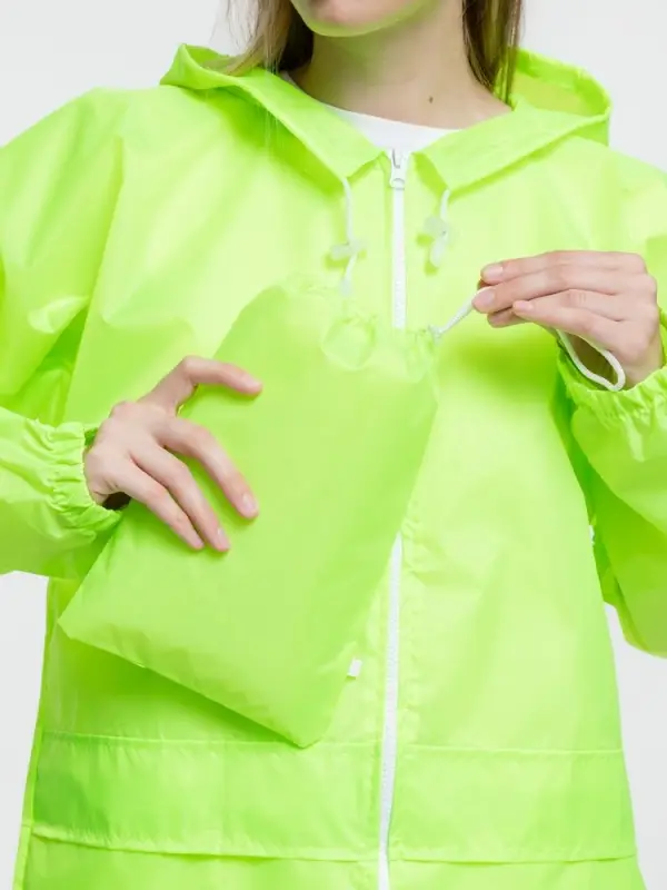 Дождевик Kivach Promo, желтый неон, размер S