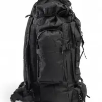 Рюкзак туристический Adventure мужской, 70 л, oxford, чёрный