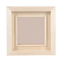 Окно деревянное для бани и сауны, 40&times;40 см, двойное стекло, цвет бронзовый