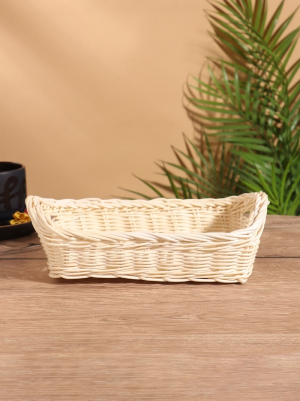 Корзина плетеная 23x16x8 см, ротанг