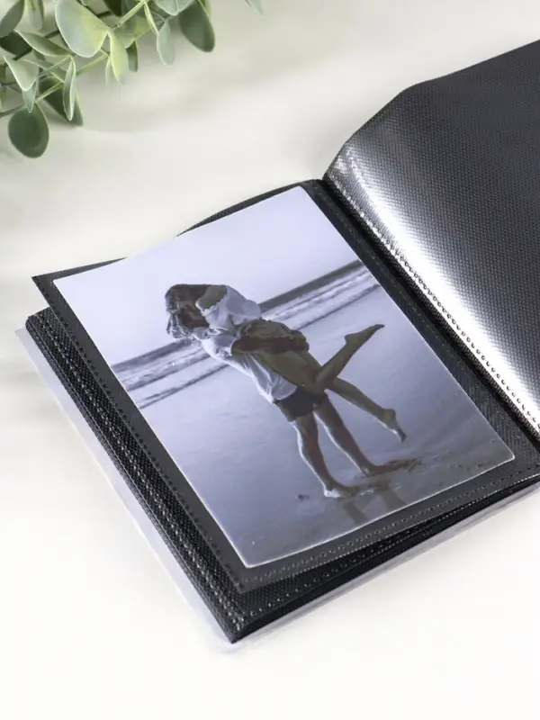 Фотоальбом "Вдохновение" 36ф 10X15см, ПП карм.,мягкая обложка, черные страницы