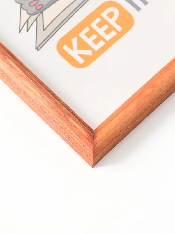 Фоторамка дерево 21х30 см, орех №1 (пластиковый экран)