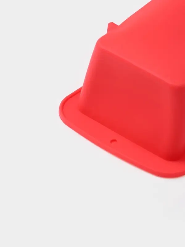 Форма для выпечки Доляна &laquo;Хлеб&raquo;, силикон, 16.7&times;8.5&times;4.8 см, внутр.размер 14.7&times;6.5 см, красная