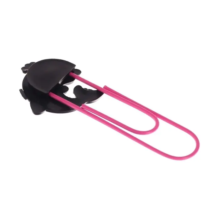 Закладка-скрепка большая «Дельфин», 11 см, МИКС Закладка-скрепка большая «Дельфин», 11 см, МИКС