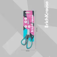 Ножницы ErichKrause "EasyCut+ Ergo", эргономические ручки. для левшей, 17 см, МИКС