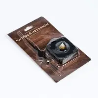 Часовой механизм со стрелками &laquo;Соломон-2&raquo;, плавный ход, шток 16 мм, стрелки 55/80/88 мм, чёрные