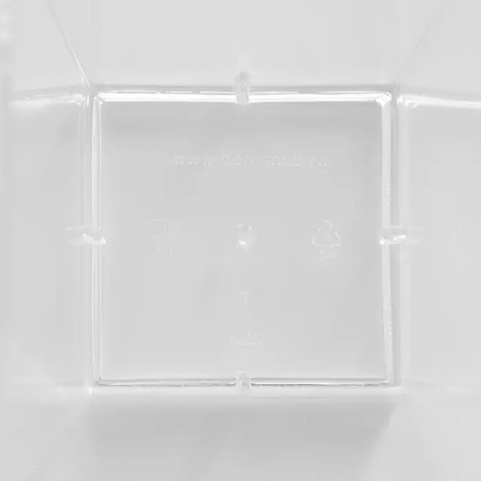 Форма пластиковая одноразовая для фуршета «Квадрат», 60 мл, прозрачная