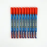 Ручка пластик пиши-стирай с колпачком &laquo;С 23 февраля&raquo;, синяя паста, гелевая, 0.5 мм