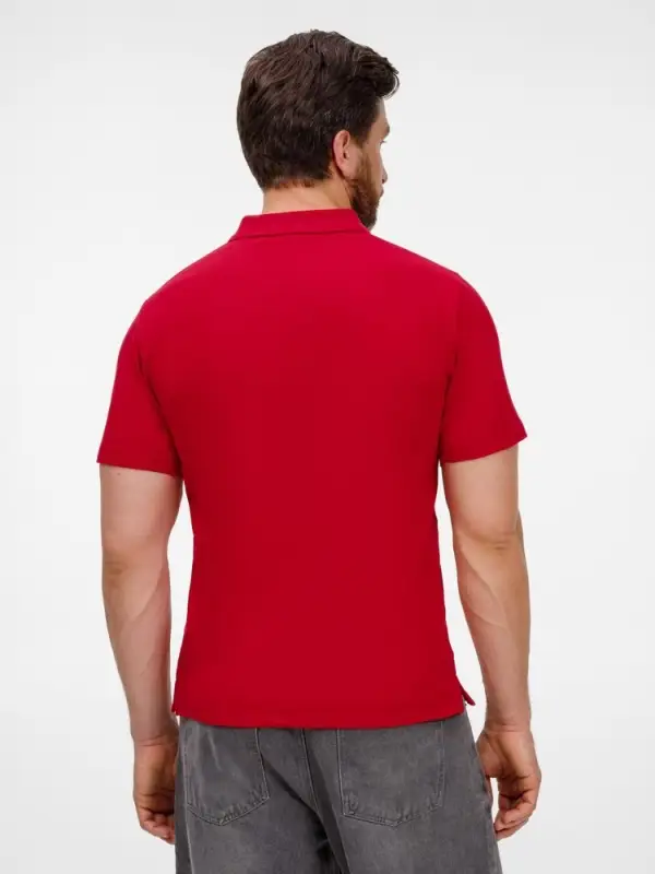 Рубашка поло унисекс Tervise, красная, размер S