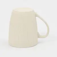 Набор кружек 4 шт  "Линии"  размер 12х9х10 см, цвет молочный