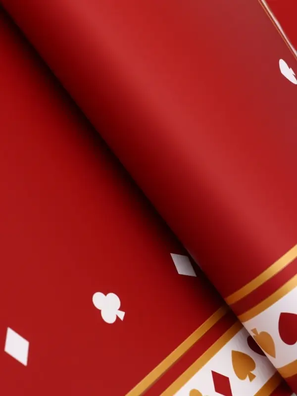 Пленка для цветов, "Удача", винный, 57х57 см