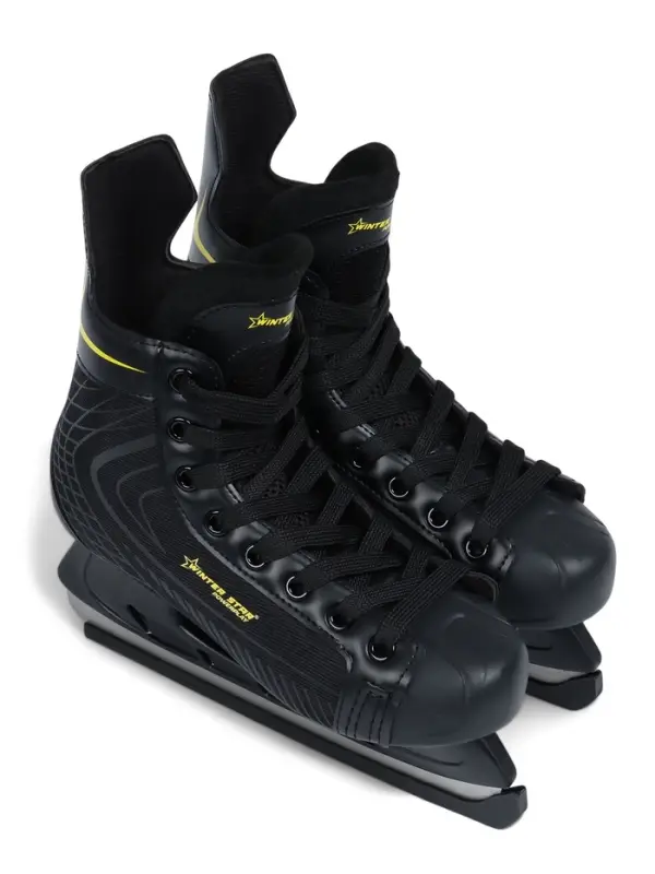 Коньки хоккейные Winter Star Powerplay Yellow, размер 43