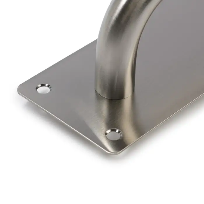 Ручка дверная, цвет нержавеющая сталь, 200&times;65 мм