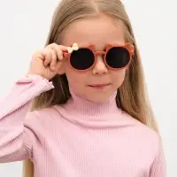 Очки солнцезащитные детские, uv 400, линза 4.8&times;4 см, цвет МИКС