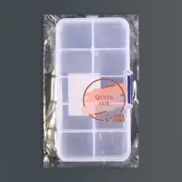 Органайзер для хранения мелочей, 10 съёмных ячеек, 13×7.2×2.2 см, прозрачный
