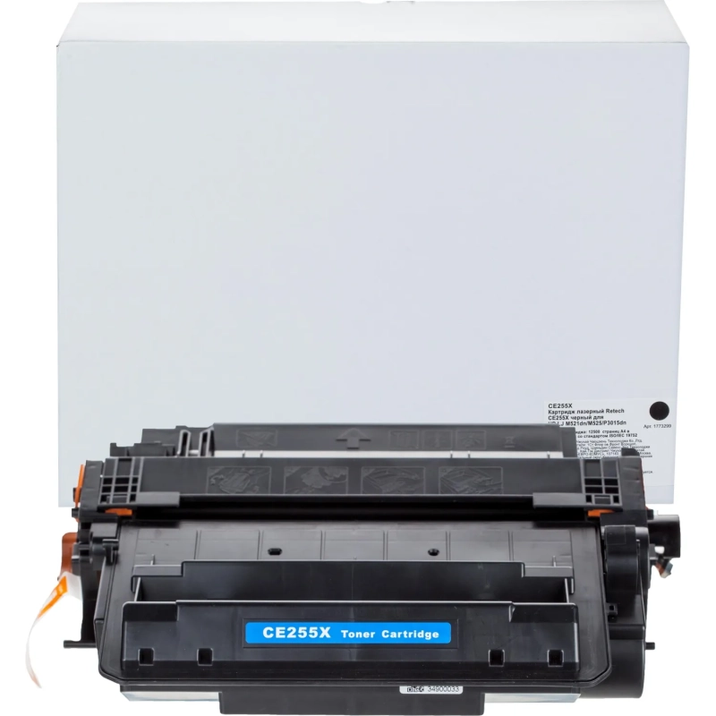 Картридж лазерный Retech CE255X чер. для HP LJ M521dn/M525/P3015dn