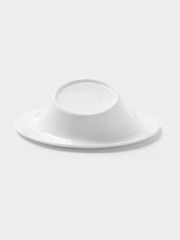 Тарелка Hanna Knövell, 20.3×17.8 см, фарфор, белая