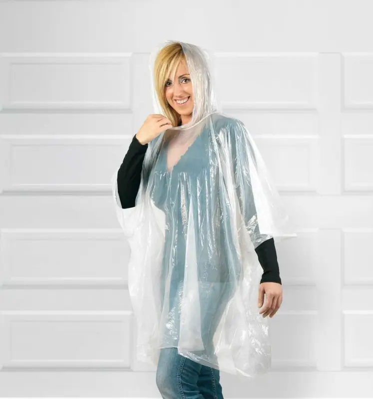 Дождевик в круглом футляре Nimbus, черный Дождевик в круглом футляре Nimbus, черный