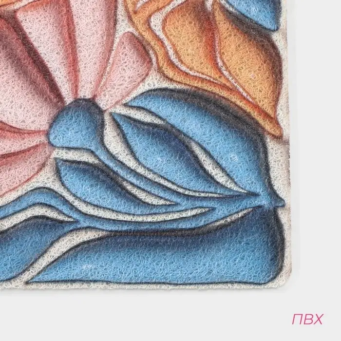 Коврик придверный Доляна, ПВХ, 45&times;75 см