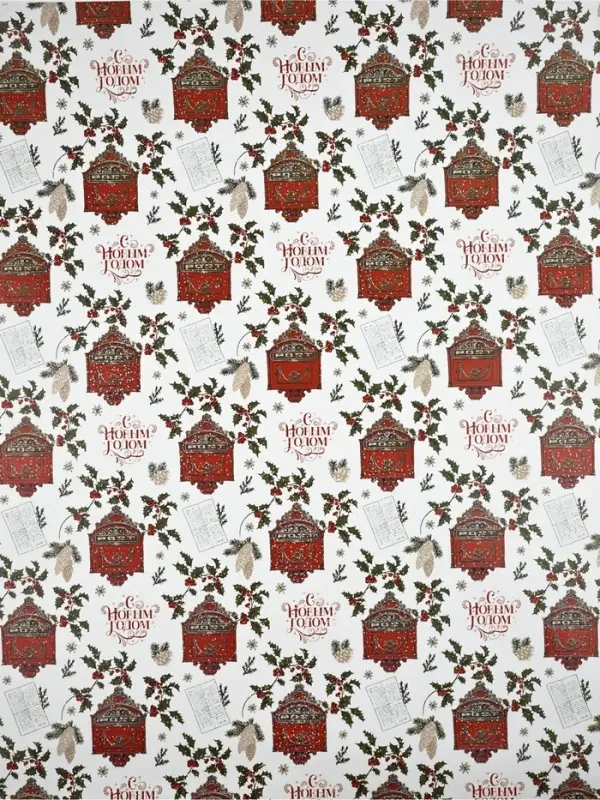 Набор упаковочной бумаги «Новогодний узор»,4 листа, 70 × 100 см Набор упаковочной бумаги «Новогодний узор»,4 листа, 70 × 100 см