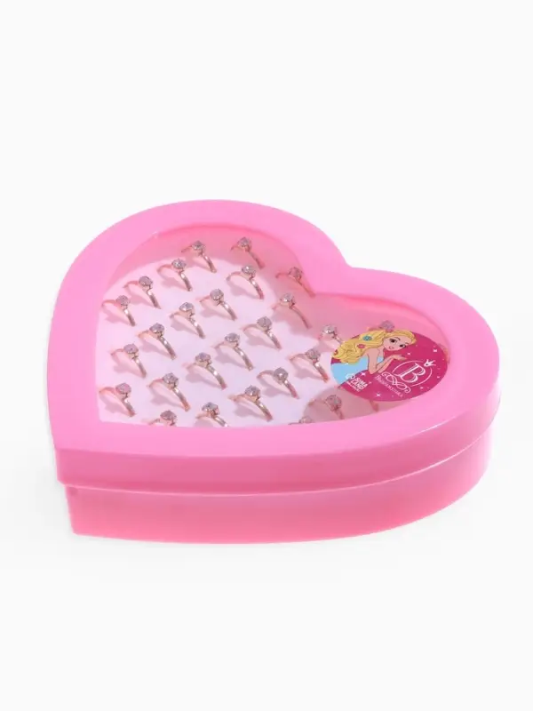 Кольцо &laquo;Выбражулька. Как у мамы&raquo;, кристалл 3 мм, белое в золоте, безразмерное