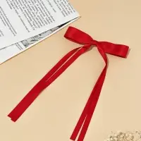 Заколка - автомат QF &laquo;Деметра&raquo;, заколка 8 см, 25&times;15 см, красная