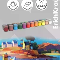 Акриловые краски 24 цвета, ErichKrause Art Spirit, 20 мл