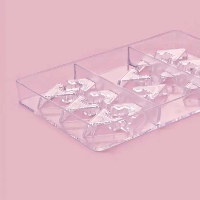 Форма для конфет и шоколада &laquo;Хеопс&raquo;, 14 ячеек, 20&times;12&times;2.5 см, пластик, прозрачная