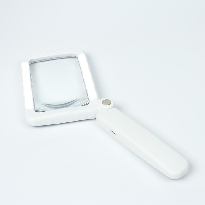 Лупа складная, кратность 4, линза 105*60мм, подсветка Лупа складная, кратность 4, линза 105*60мм, подсветка