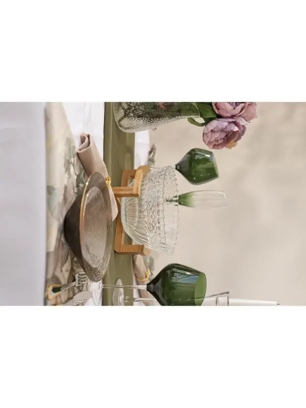 Бокал для вина Magistro &laquo;Иллюзия&raquo;, 540 мл, 10&times;24 см, стекло, зелёное