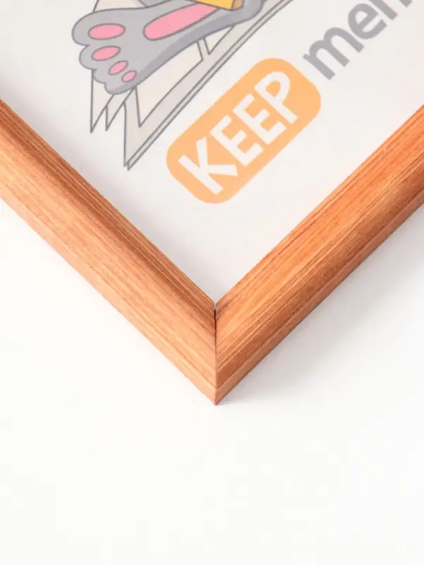 Фоторамка дерево 15х21 см, орех №1 (пластиковый экран)