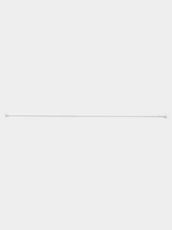 Карниз для ванной комнаты "Контур" 110-200 см, цвет белый