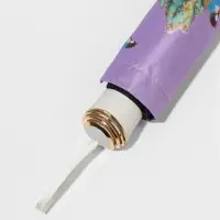 Зонт механический &laquo;Нежность&raquo;, эпонж, 4 сложения, 8 спиц, R=48/55 см, D=96 см, МИКС