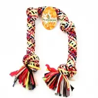 Игрушка для больших собак канатная "4 узла" огромная до 300 г, до 70 см