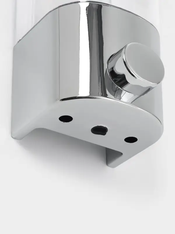 Диспенсер механический для антисептика и жидкого мыла, 500 мл, серебристый