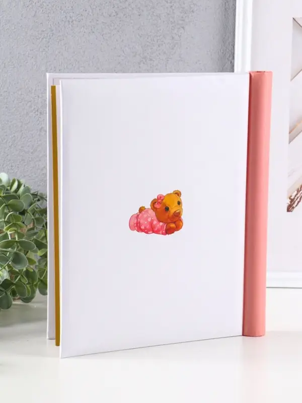 Фотоальбом Фотоальбом "Мой малыш", розовый, 10 "магнитных"листов 23X28см, пер-т внутр.спираль