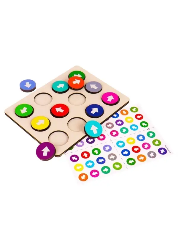 Развивающие игры из дерева Лесная мастерская &laquo;Стрелочки&raquo;, повтори по образцу