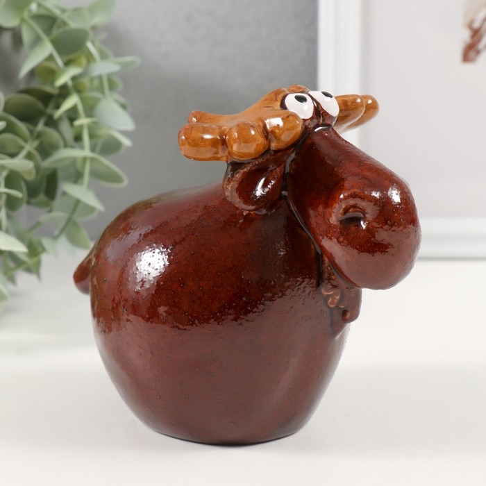 Сувенир керамика Сувенир керамика "Милый лосик" 9х14х11,5 см