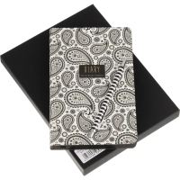 Набор подарочный ежедневник недат. А5 B&W с ручкой,Вост.мотив, 3-743/02-5