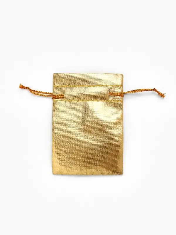 Набор мешочков подарочных 100 шт. &laquo;Лакшери&raquo; 6.5&times;5 см (+ - 1 см), цвет золотой (1145887)