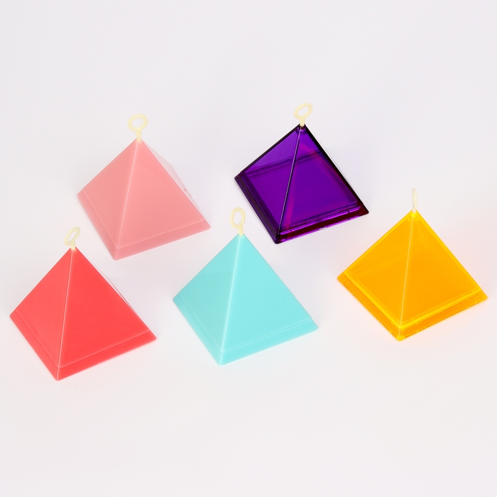 Грузик для воздушных шаров «Пирамидка», 8 х 6 х 6 см, цвета МИКС Грузик для воздушных шаров «Пирамидка», 8 х 6 х 6 см, цвета МИКС